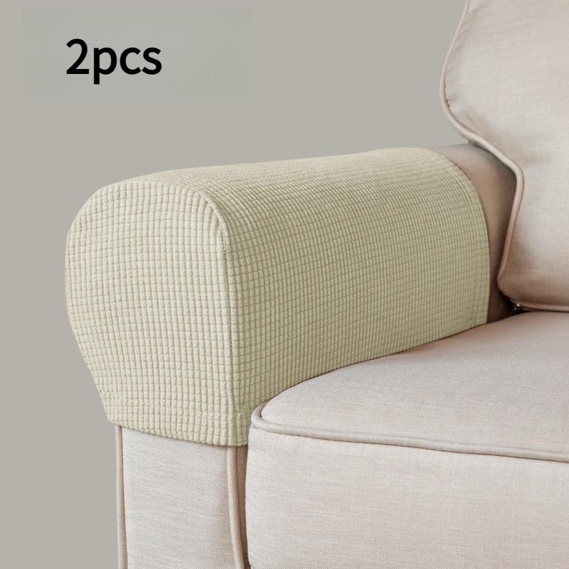 

Elastic Sofa Armrest Cover with Simple Solid Color Design Suitable for Corduroy/fabric/leather Universal Sofa Armrests Anti Dirt Anti Wear Covers length 45-53cm between