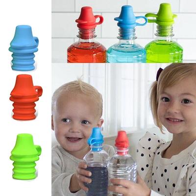 1/3Pcs Kids No Spill Choke Water Bottle Cup Adapter with Tube Drinking Straw for Baby Drink Feeder Water Leak Proof Bottle Cap