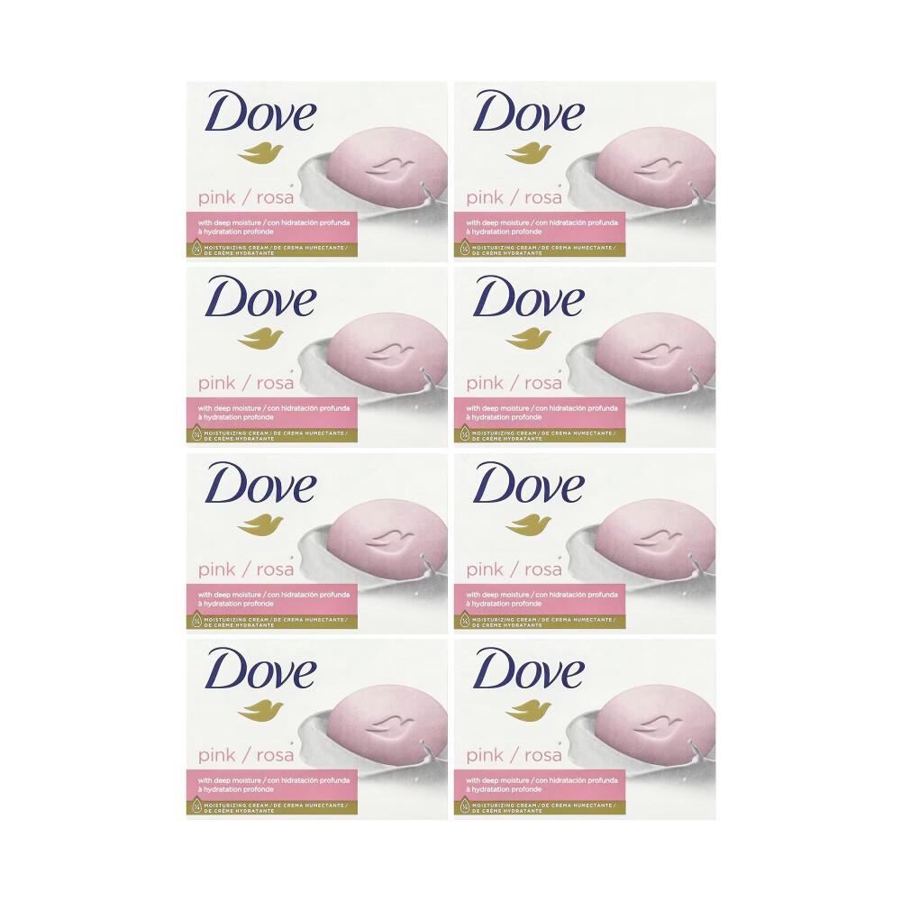 Dove Deep Moisture Pink Beauty Bar Soap, 106g, 8 Count 106g - 8 ea