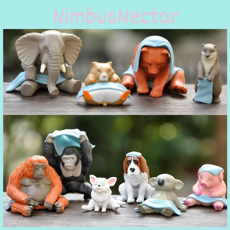 Cartoon Animal Models Blind Box Pvc Collectible Toys For Home Decor