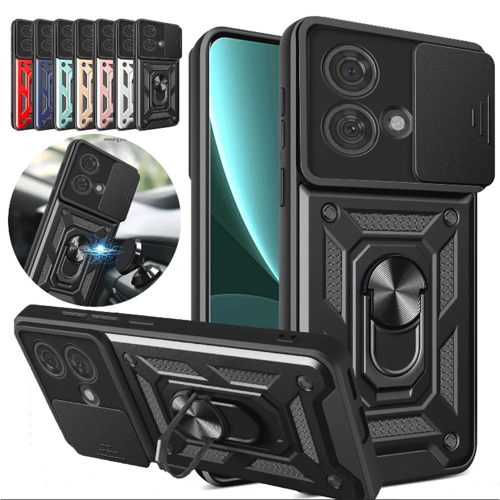 Θήκη για Motorola Moto Edge 50 Pro 5G 50Ultra 5G 50Fusion 50Neo G85 G75 G35 G55 5G Συρόμενη Θήκη με Υποδοχή για Φακό Κάμερας Αντικραδασμική Κάλυψη