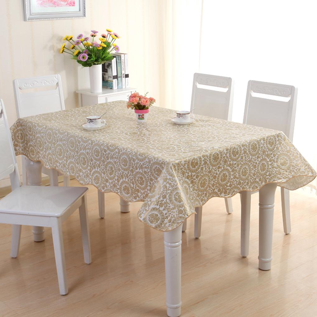 Table Cover Cloth Party Tablecloth Rectangle Waterproof Oil-proof Covers Cloths