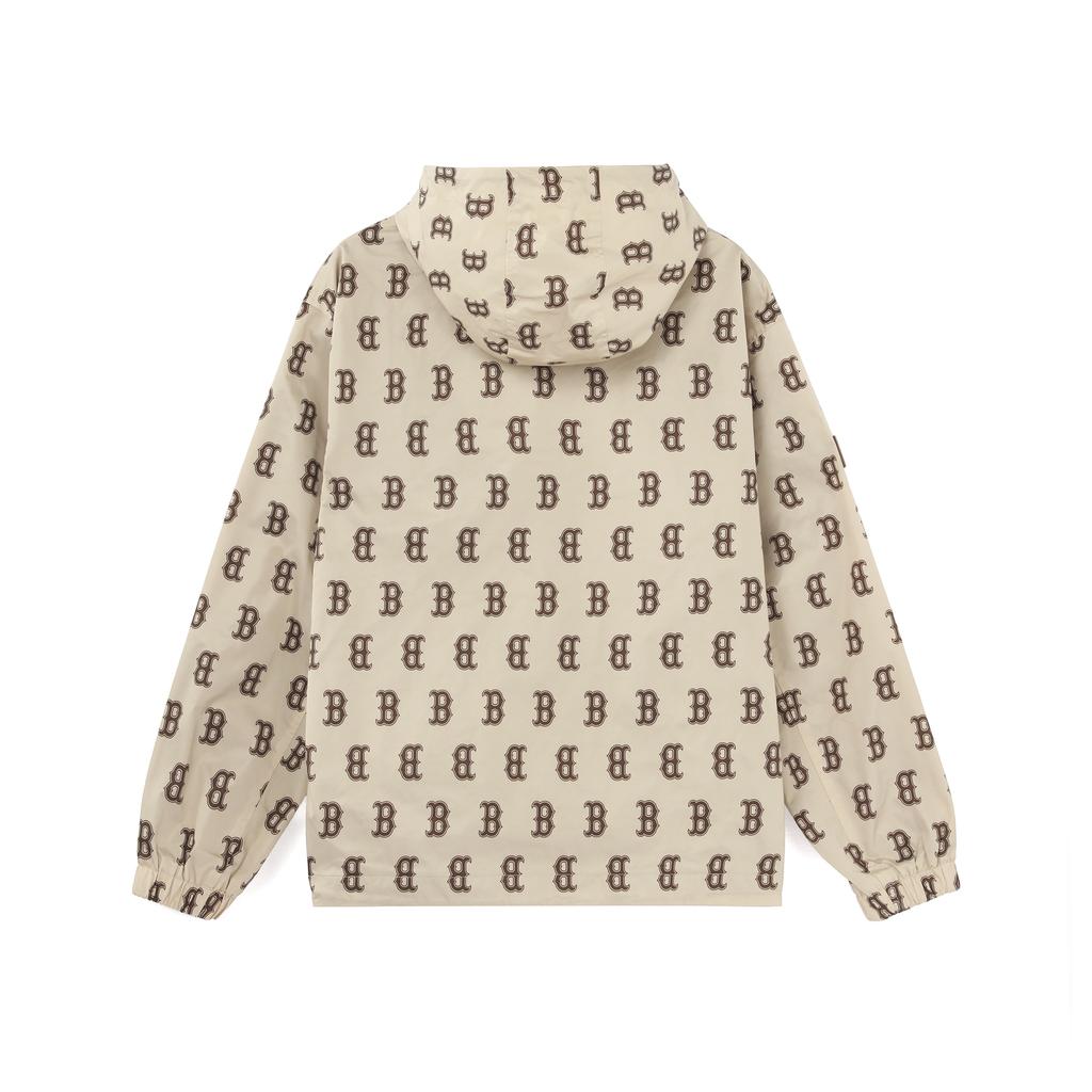 New MLB Old Flower Jackets Unisex Khaki 3AWJ06014-43BGS