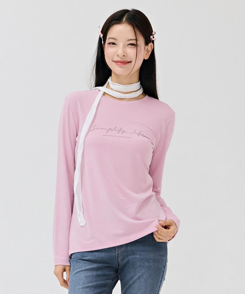CHASECULT Women'S Lettering Basic T-Shirt-Dezg5151B0T