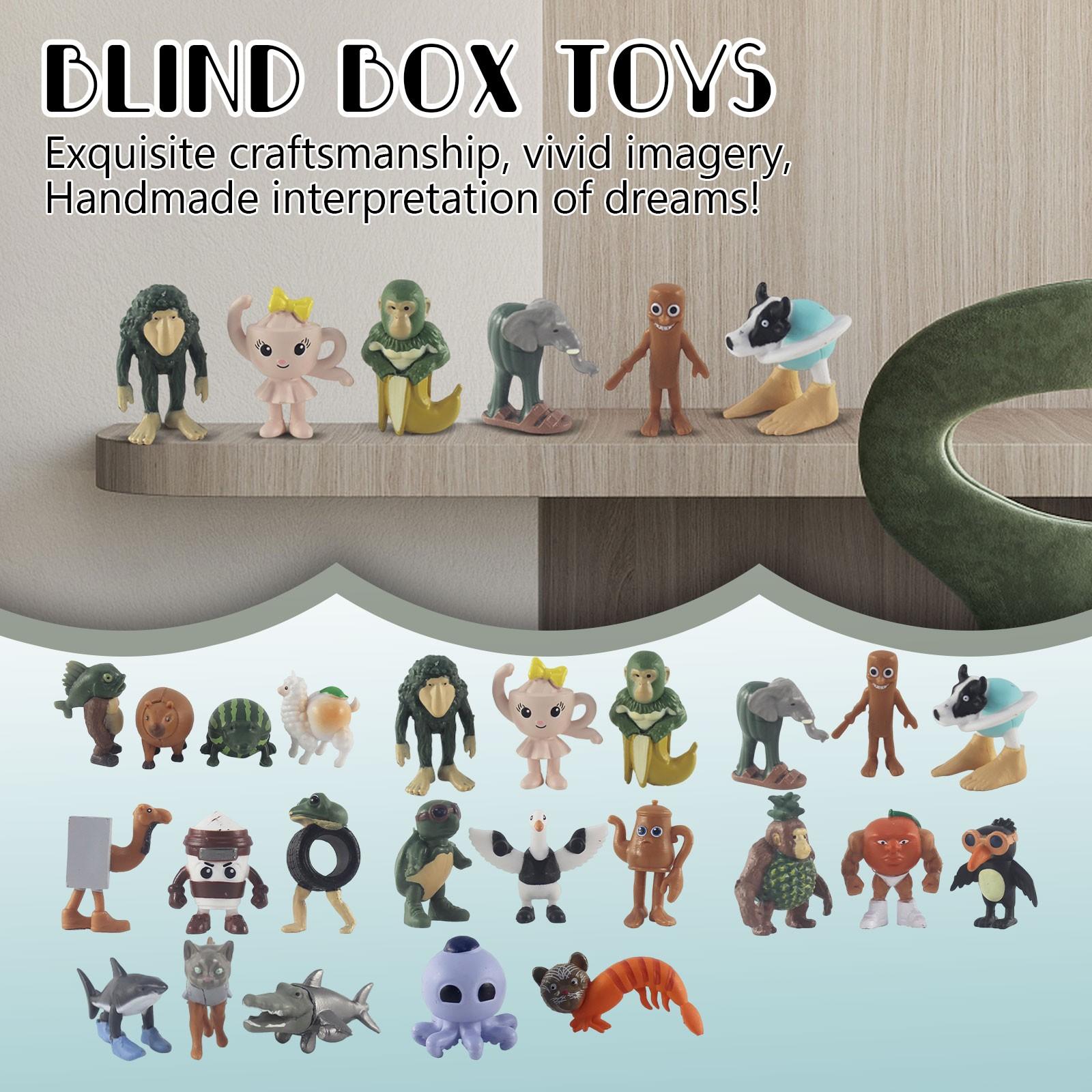 

24 вида игрушек-фигурок, игрушки с отверстиями, креативные фигурки, настольные украшения, детские подарки One Size