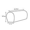 2Pcs/Set Couch Chair Protector Removable Armchair Covers Replaceable Solid Color Modern Polyester Fiber Armrest Arm Stretch Sofa