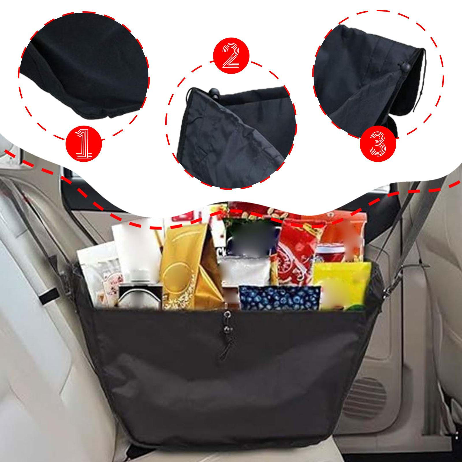

Seat Storage Bag Organizer Vehicle Sundries Portable Multipurpose Oxford Cloth Easy Installation
