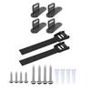 1 Set Anti-Tip Furniture Anchoring Kit with Adjustable Straps Screws Baby Proofing Baby Pet Safety Furniture Securing Wall Anchoring Device Tools
