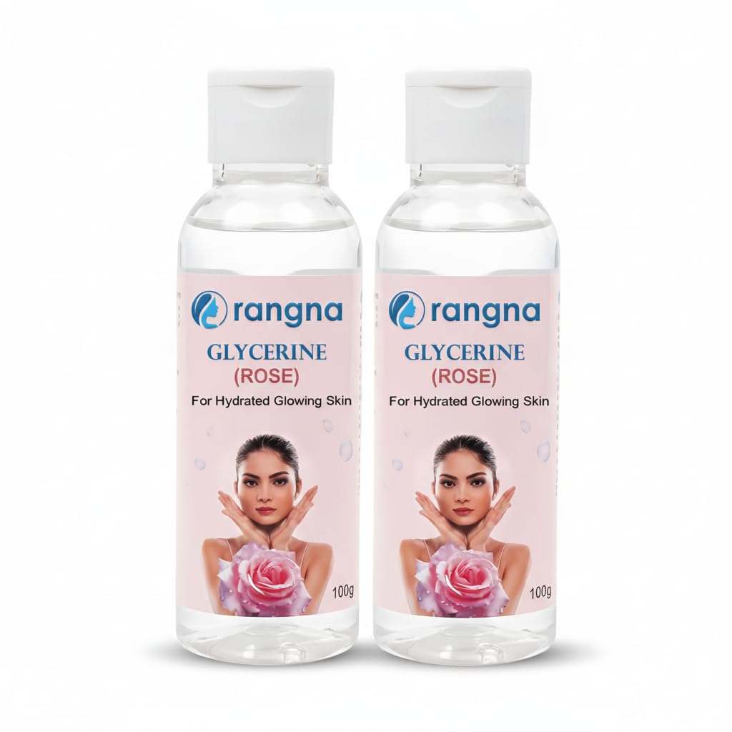 Rangna Glycerine Pure & Refined Liquid, Multi-Purpose Vegetable Glycerine, Used For Chaffing, Moisturizing, Uneven Skin Tone, Dryness, Dark Spot, W