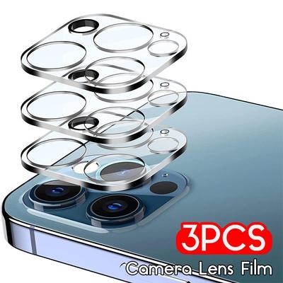 Загартоване скло для камери з повним покриттям із 3 шт. для Iphone 13 12 11 Pro Max Mini Screen Protector On для IPhone13 Pro Max Захисна плівка для об’єктива