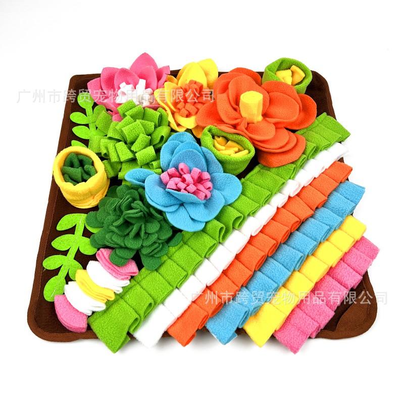 Slow Feeding Mat Dogs Cats Snuffle Pad Interactive Puzzle Toy Mental Stimulation Training