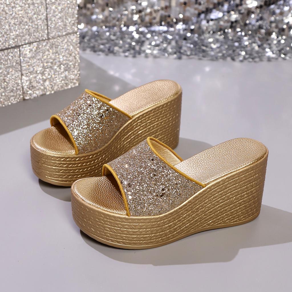 Women Slippers Summer Large Size Shoes Casual Beach Slippers Slip-On Comfortable Rubber Bottom Women Shoes Slides Women