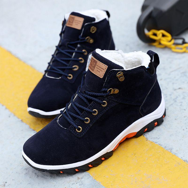 Premium Artificial Suede Men's Boots For Fall And Winter Warmth And Comfort