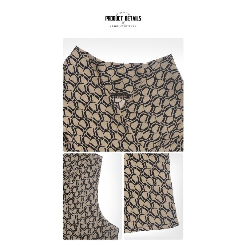 Minimally Casual Vacation Style Sleeveless Geometric Printed Women’s Blouses & Shirts