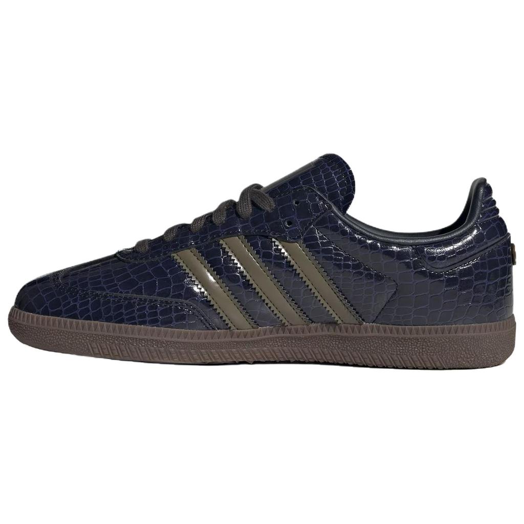 Adidas Ghete Samba Piele de Șarpe Femei Adidași Albastru Culoare Furnizor Măsliniu-Strat JQ8727