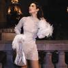 2024 European Festival Glitter Mesh Jumpsuit: Autumn Fashion, Sexy and Stylish Women's Clothing
