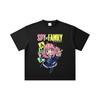 260 GSM Double Yarn 32 Count 100% Cotton Spy Family V5 Anya Print Unisex Heavy Cotton T Shirt