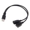 Usb 1-To-2 Male/Female Extension Cable Usb 1-To-2 Data Cable Charging Cable Wireless Fully Offline
