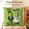 Just A Girl Who Loves Pickles Cushion Cover Natural Linen Organic Fabric DoubleSided Printing Sofa Home Decor Gift Pillow Case