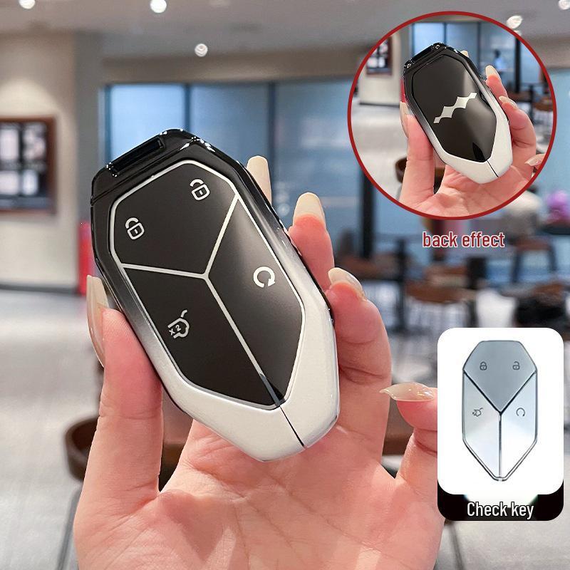 Key Cover & Metal Key Ring for BYD Formula Leopard Models: Leopard 3, 5, 8