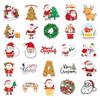 50pcs Christmas Stickers, Waterproof, Self Adhesive, for Water Bottles, Ipad, Skateboard, Luggage, Phone