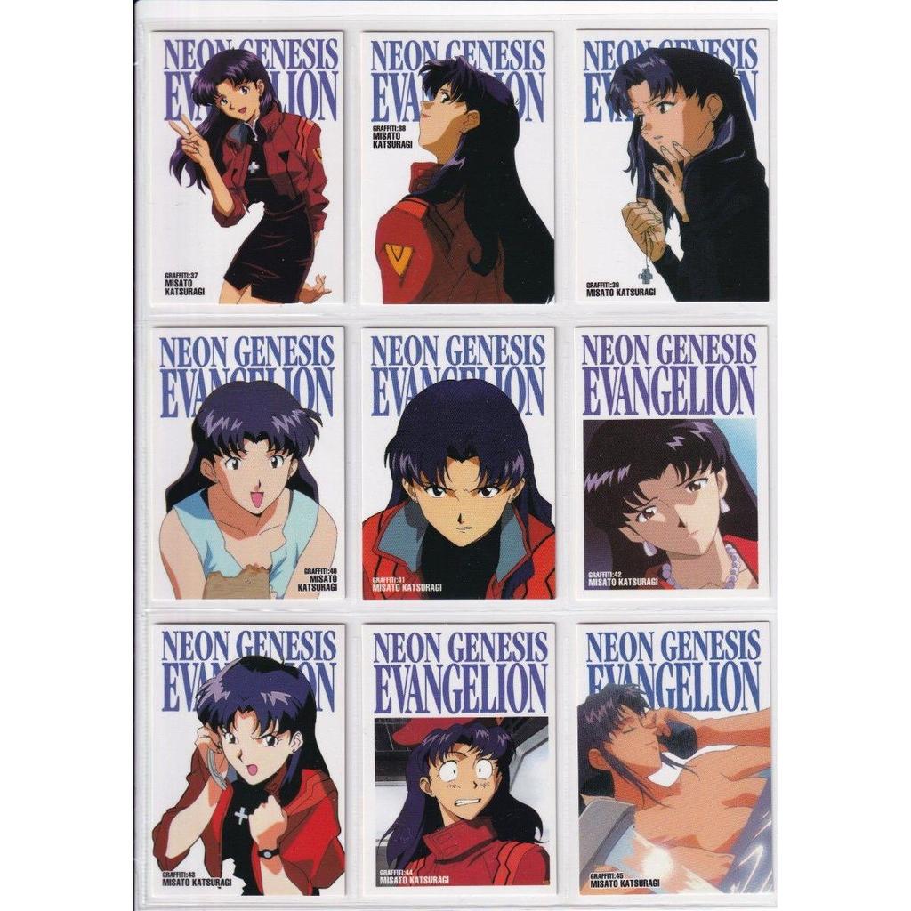 Used Evangelion Bandai Carddas Masters Vol. 2 Vol. 2 Full Complete Complete First Edition Original Edition Yoshiyuki Sadamoto
