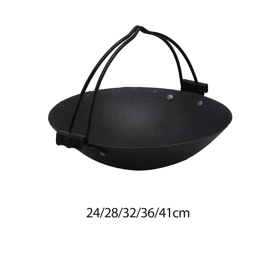 Camping Cooking Pot for Hanging, Compact, Suitable Boiling Water, Easy to Clean, Ideal