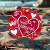 Vintage Metal Valentine Sign Romantic Couple Gift Home Decor Farmhouse Wall Art Rustic Decoration