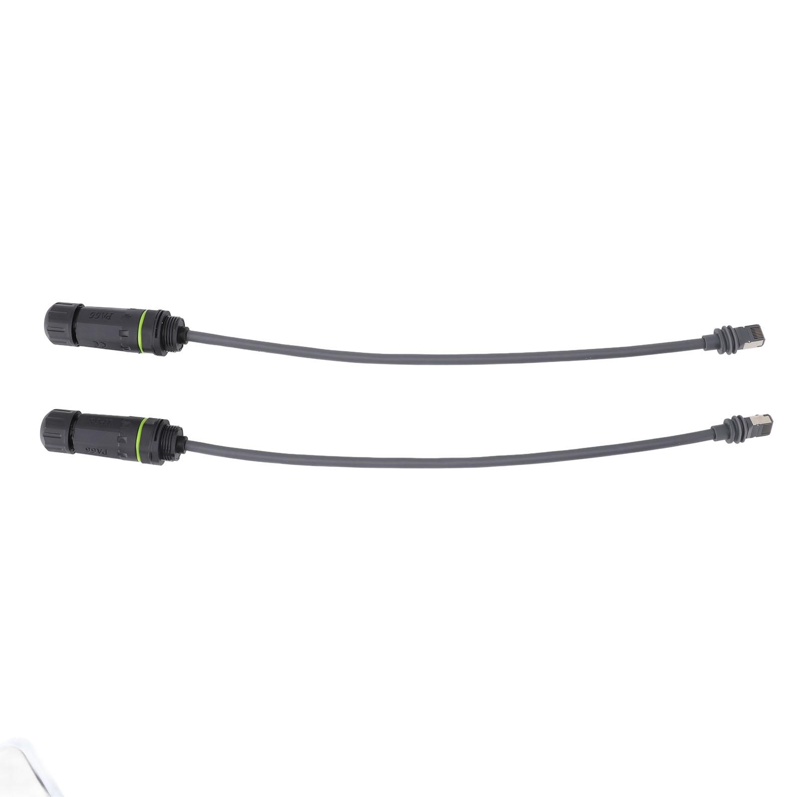 

Satellite Cable to RJ45 Connector Waterproof 1200Mbps with Ground Wire Device Satellite Extension Cord to RJ45 Adapter