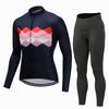 Mens Long Sleeve Cycling Jersey Shorts Set Mountain Bike Riding In