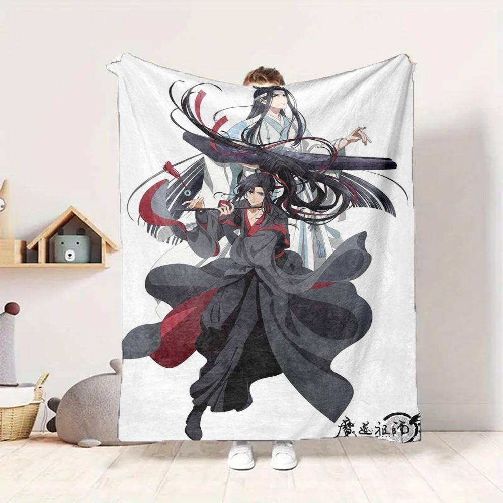 Demon Slayer Flannel Blanket Throw Blanket Soft Warm Sofa Bed Camping Car home Decor Unique Christmas Gift C9302131
