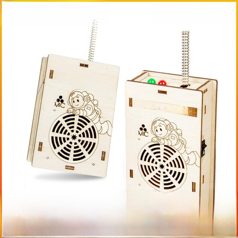 Diy Science Experiment Walkie Talkie Kit For Students Educational Toy