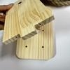 Wall-Mounted Cat Climbing Frame & Scratching Post with Bed and Toy