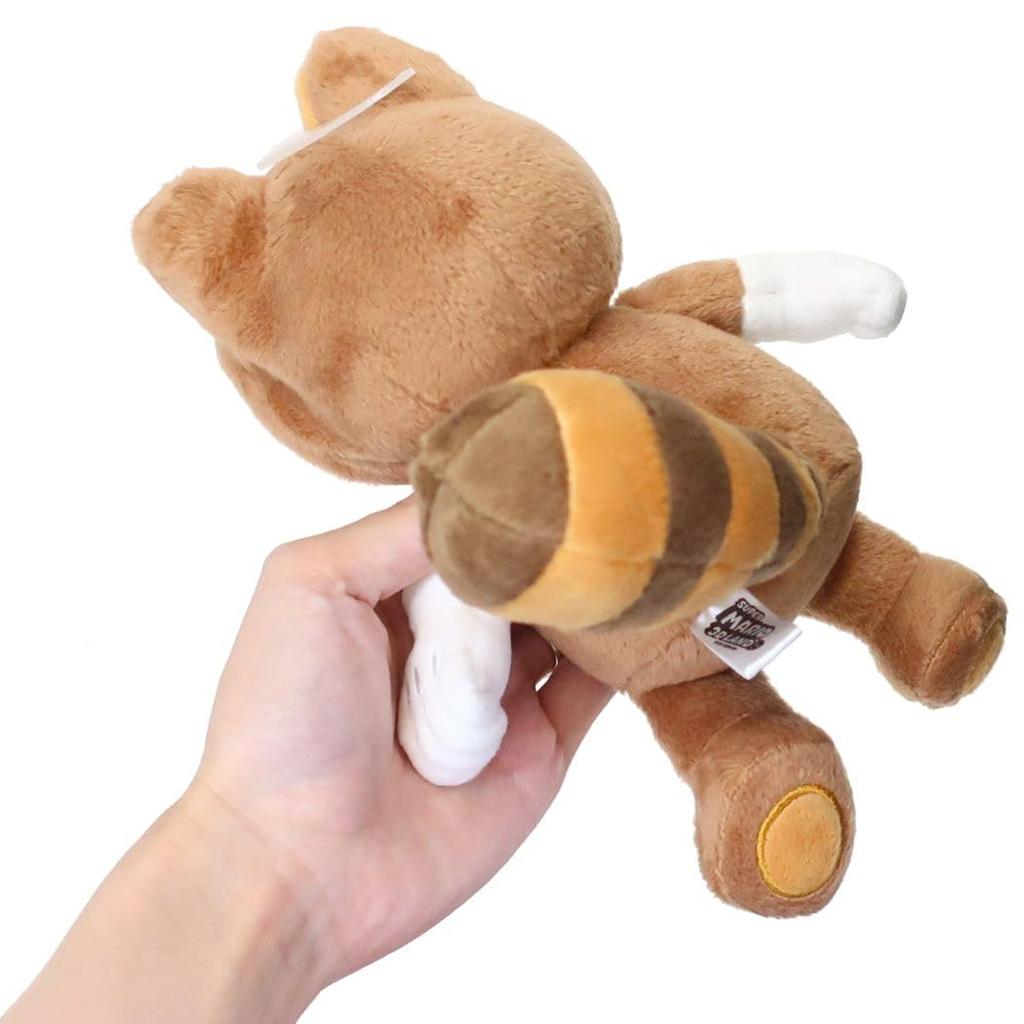 Sanei Boeki Super Mario 3D Land Tanuki Mario (S) 11 x 11 x 22cm Plush Toy