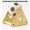Wear-resistant Pet Scratcher Toy Wood Base Cat Grinding Paw Board Cat Scratching Ball  Cat Supplies