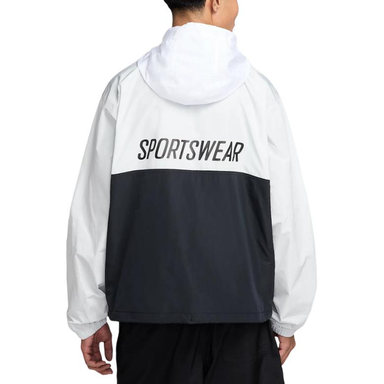 Nike ClubSportswear Jacke Herren Photon Dust/Schwarz/Weiß/Schwarz HJ1958-025