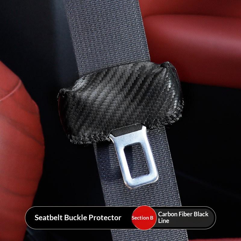 Universal Car Seat Belt Buckle Protector, Safety Belt Extender Insert Lock Cover Anti-Collision Seat Belt Buckle Sleeve