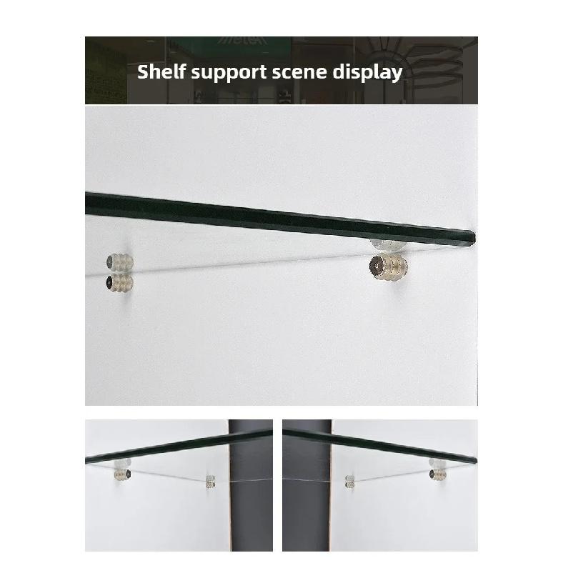 4/8PCS Wardrobe Shelf Studs Pegs Metal Shelves Bracket Wine Cabinet Glass Plate Fixed Holder Furniture Hardware Accessories