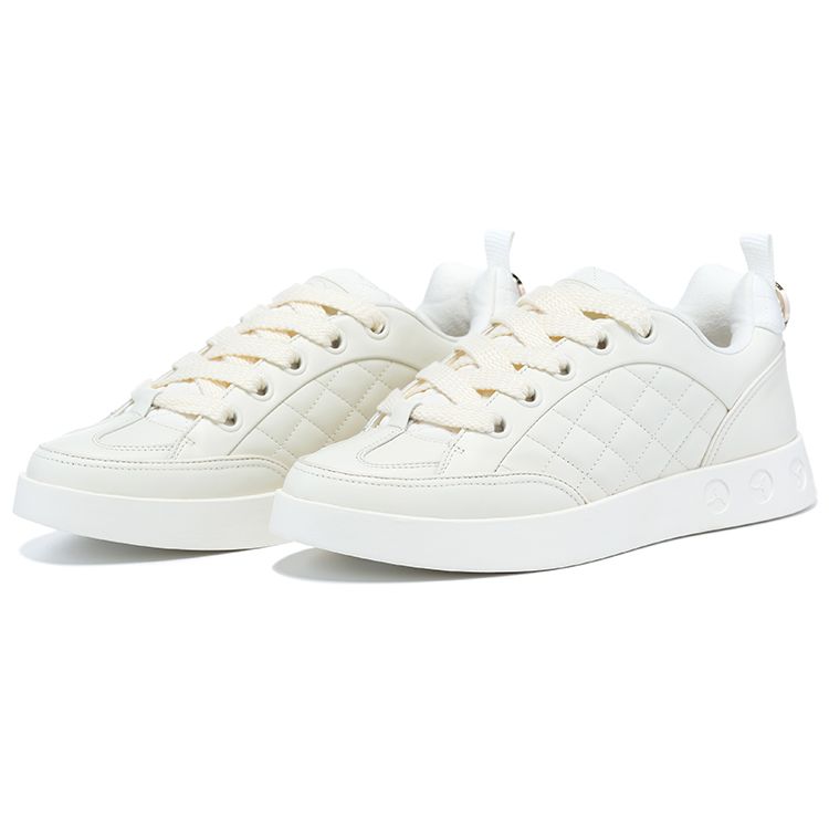 Li-Ning 1990 Wind Chime 2 Non-Slip Wear-Resistant Shock Absorbing Low-Top Skate Shoes Men Sneakers Off-White ALHT005-1
