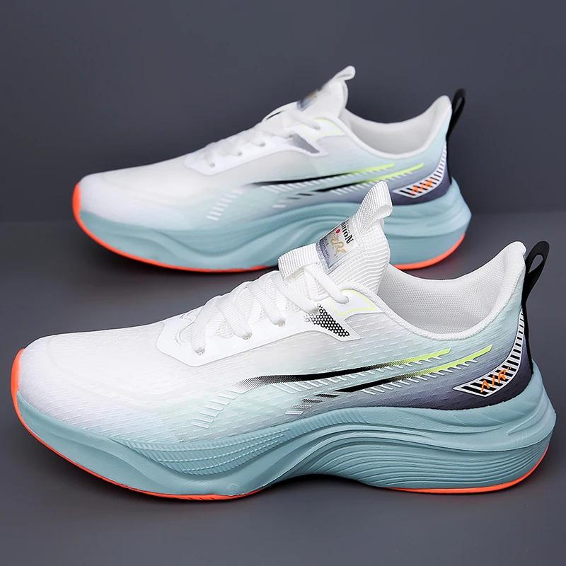 Mens Sports Shoes Anti Slip Wear-resistant Sole Mesh Sneakers Comfortable Mens Running Shoes Men Breathable Sneakers