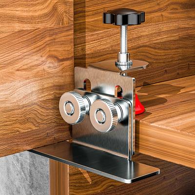 Cabinet Door Installation Clamp Heavy Duty Woodworking Lightweight Tool Suitable for Various Board Thicknesses