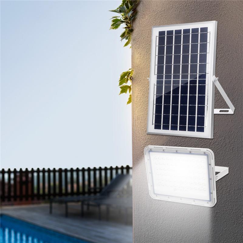 100/200/300W Solar Lights Outdoor Solar Security Flood Light with Remote Waterproof Solar Wall Lights for Yard Garden Garage New