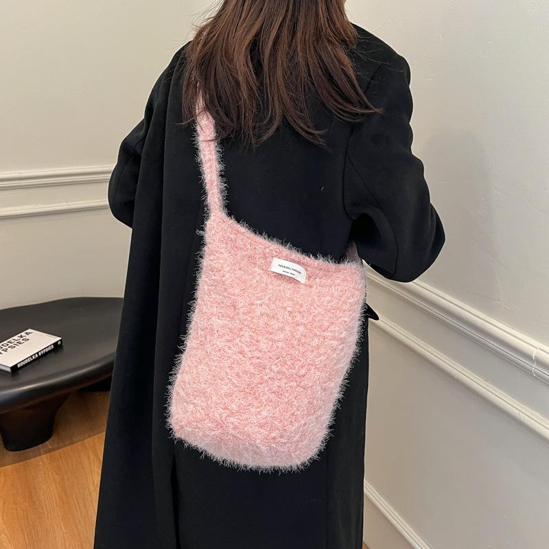 Winter New Large-capacity Bag Women's Casual Fashion Simple Large-capacity Crossbody Shoulder Commuter Tote Bag