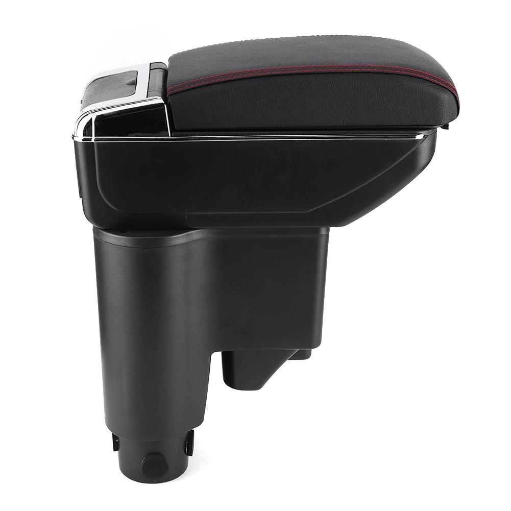 Multi Function Car Armrest Storage Box with Cup Holder Fit for Perodua Myvi 2014 2017(Type A )