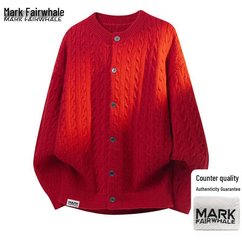 Mark Fairwhale Men s Long Sleeve Knitted Cardigan XL