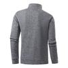 Autumn men's half-zip sweatshirts, long-sleeved solid color pullovers, turtlenecks, streetwear, winter warm jackets, sports coat
