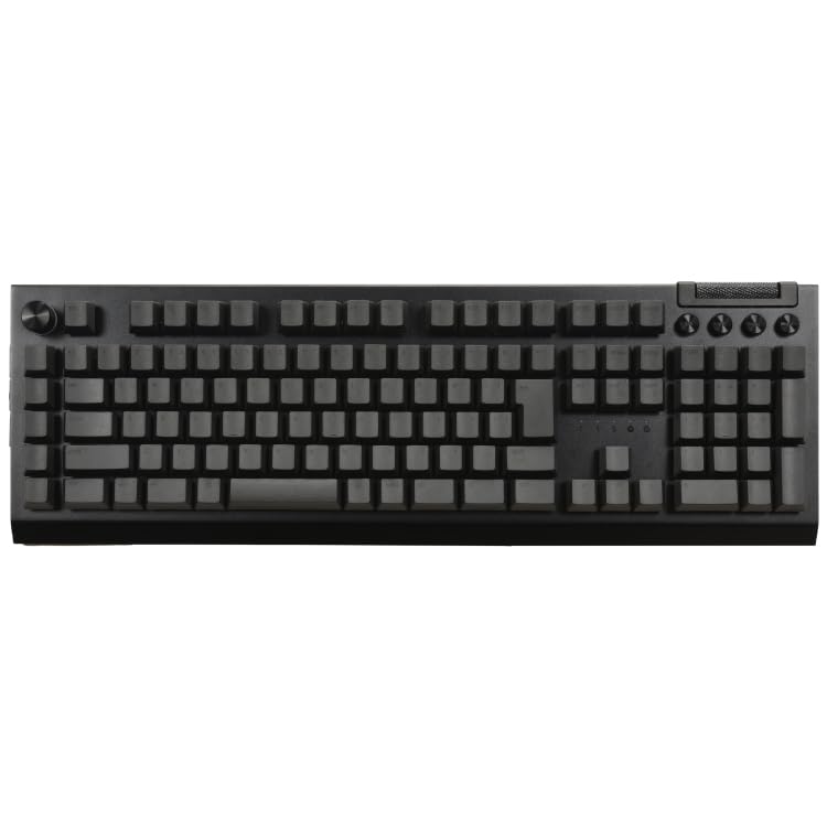 GRAPHT Designer Keycaps Keycap Set 158 Keys PBT Sublimation Printing Keycaps for Cherry MX [Matte Black]