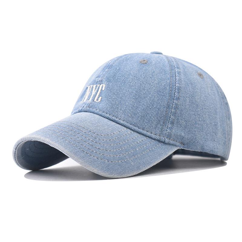 Korean version NEW YORK letter embroidered baseball cap men's and women's spring, summer and autumn personalized sunshade cap