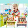 Colorful Wooden Tool Workbench Interactive Educational Toy For Children Age 4-6