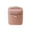Aylashine Upright Makeup Vertical Large Compartmented with Suitable for Makeup and Easy To Cute and Stylish Travel and Everyday Use Pink Pouch,